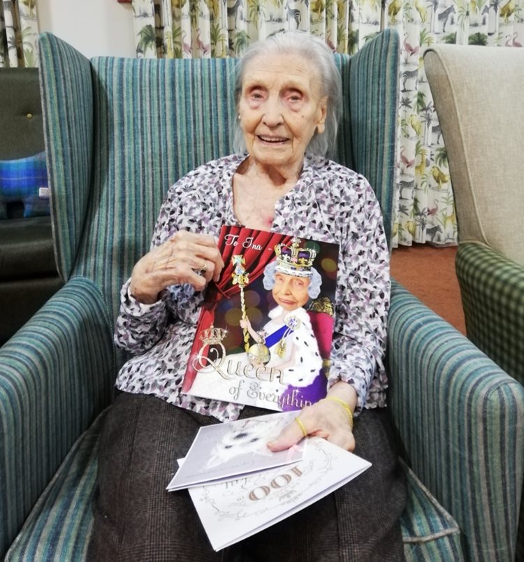 ‘Getting on without grumbling’ – 100-year-old Edinburgh care home resident reveals the secret to a long life